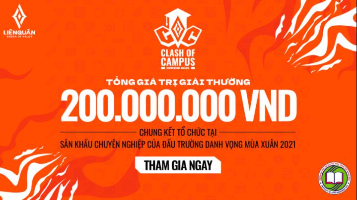 Giải đấu Liên Quân Clash of Campus mùa Xuân 2021 mở đăng ký - Ảnh 1