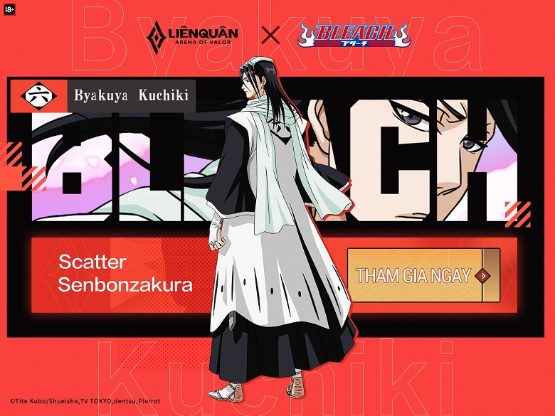 Làm thế nào để sở hữu trang phục Liên quân Mobile x Bleach - Murad Byakuya Kuchiki? - Ảnh 1