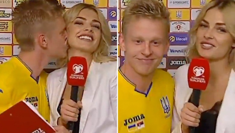 Chuyện tình đẹp như mơ giữa Zinchenko và cô nàng phóng viên xinh đẹp Vlada Sedan - Ảnh 1