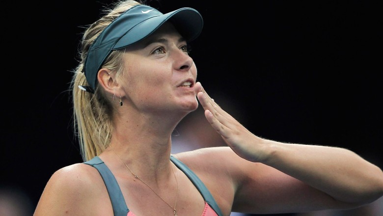 Búp bê Nga Sharapova “mắt chữ A, mồm chữ O” trước màn đọ sức đỉnh cao của Nadal và Djokovic - Ảnh 2