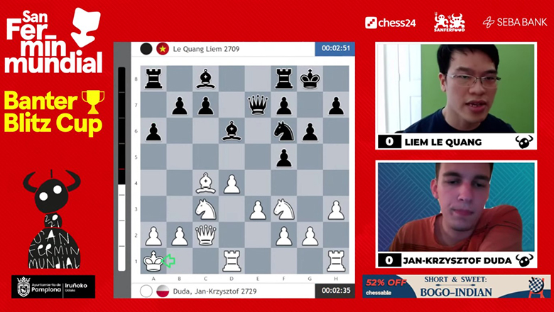 Lê Quang Liêm giành ngôi Á quân cờ chóp Banter Blitz Cup 2021 - Ảnh 1
