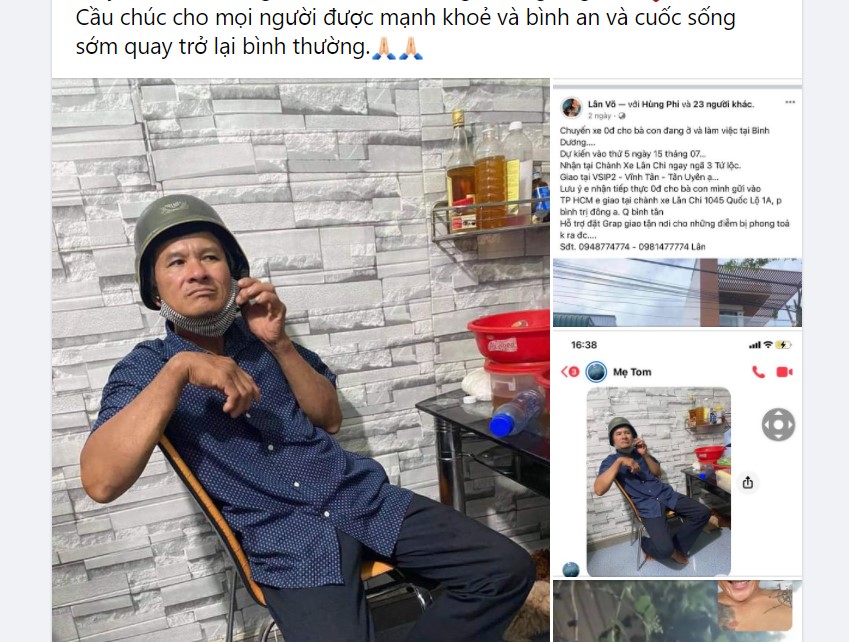 Gia đình Trương Đình Hoàng ủng hộ gạo cho người nghèo Sài Gòn - Ảnh 2