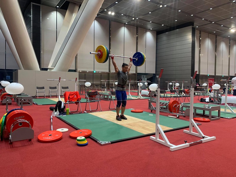 Chùm ảnh: Cận cảnh đoàn Việt Nam tập luyện tại Olympic Tokyo 2021 - Ảnh 4