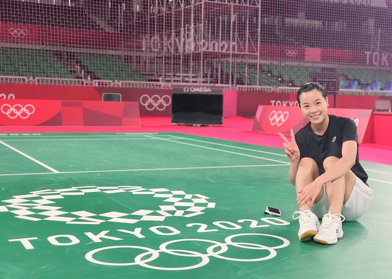 Chùm ảnh: Cận cảnh đoàn Việt Nam tập luyện tại Olympic Tokyo 2021 - Ảnh 6