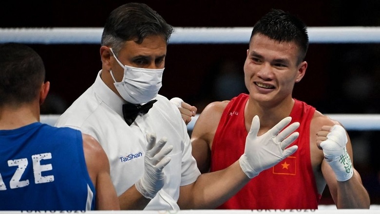 Boxing Olympic Tokyo 2021: Vượt qua cựu số 5 thế giới, Nguyễn Văn Đương vào vòng 1/8 - Ảnh 1