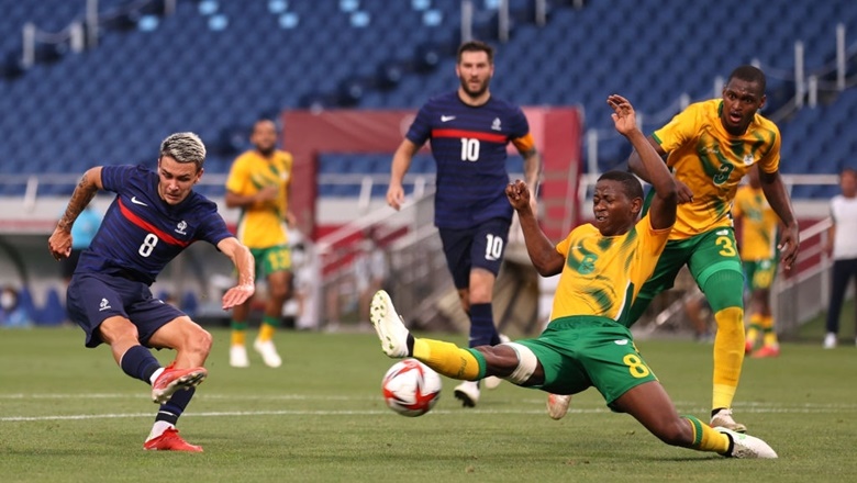 Bóng đá nam Olympic Tokyo 2021: Pháp ngược dòng thắng Nam Phi trong trận cầu điên rồ 7 bàn thắng - Ảnh 2
