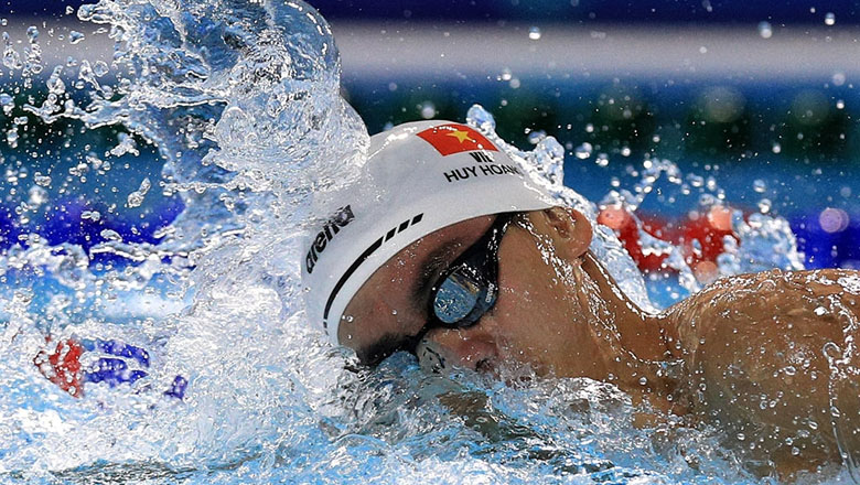 Bơi lội Olympic Tokyo 2021: Huy Hoàng bơi nhanh nhất châu Á nhưng vẫn bị loại - Ảnh 1