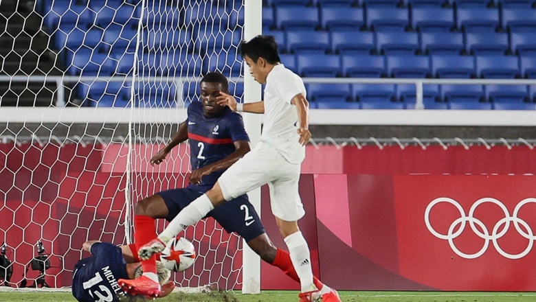 Bóng đá nam Olympic Tokyo 2021: Thua trắng Nhật Bản 4 bàn, Pháp chính thức dừng bước - Ảnh 1