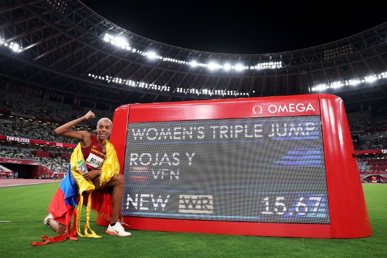 Điền kinh Olympic 2021: VĐV Venezuela phá kỷ lục thế giới nhảy 3 bước nữ đã tồn tại 26 năm - Ảnh 2
