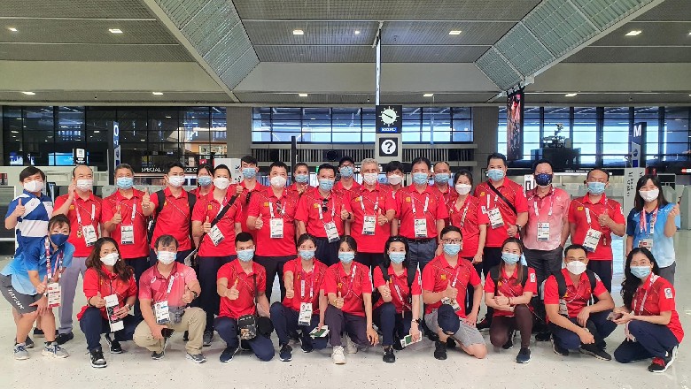 Đoàn TTVN về đến Nội Bài, chính thức khép lại Olympic Tokyo 2021 - Ảnh 1