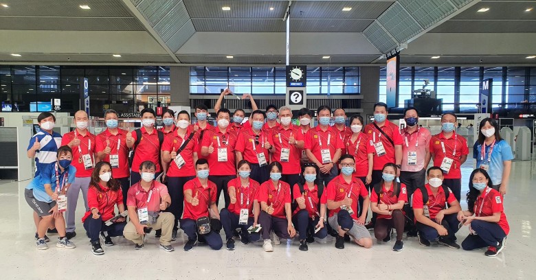 Đoàn TTVN về đến Nội Bài, chính thức khép lại Olympic Tokyo 2021 - Ảnh 7
