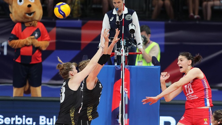 Giải bóng chuyền nữ Vô địch châu Âu 2021 ngày thứ 5: Serbia vững ngôi đầu, Đức thắng kịch tính Bulgaria - Ảnh 1