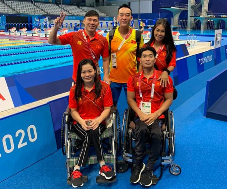 Thanh Hải và Bích Như vào chung kết 100m bơi ếch SB5 tại Paralympic Tokyo 2021 - Ảnh 4