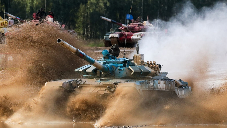 Nga vô địch nội dung Xe tăng hành tiến 2021 tại Army Games 2021 - Ảnh 1