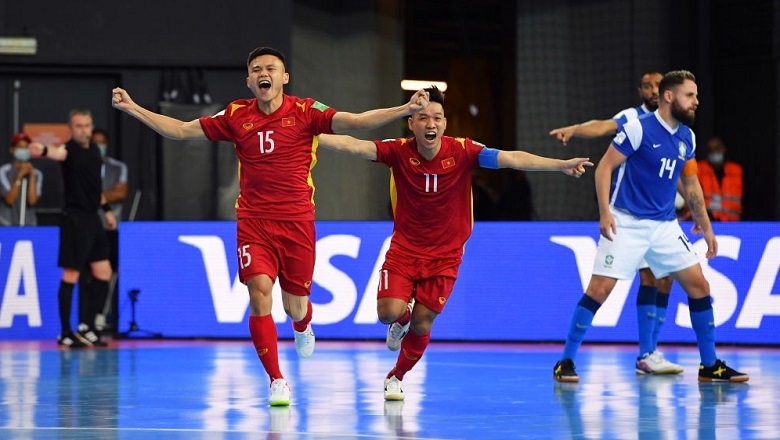 TRỰC TIẾP futsal Việt Nam 1-4 futsal Brazil: Khổng Đình Hùng ghi bàn cho ĐT Việt Nam - Ảnh 6