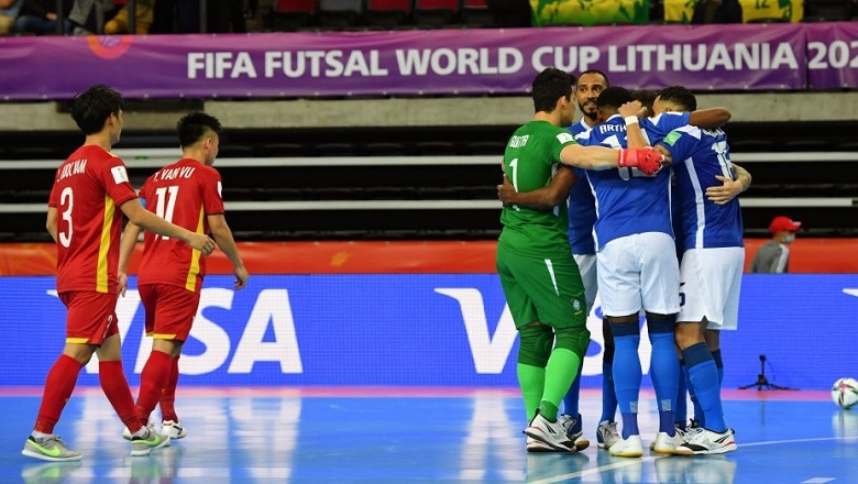 TRỰC TIẾP futsal Việt Nam 1-9 futsal Brazil: Hồ Văn Ý mắc sai lầm - Ảnh 8