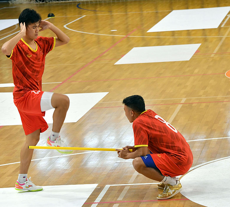 ĐT futsal Việt Nam hứng khởi tập luyện trước đại chiến với Panama ở World Cup - Ảnh 8
