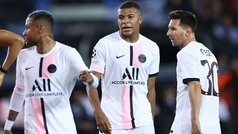 Messi, Neymar và Mbappe ‘tịt ngòi’ trong lần đầu đá cùng nhau ở PSG - Ảnh 1