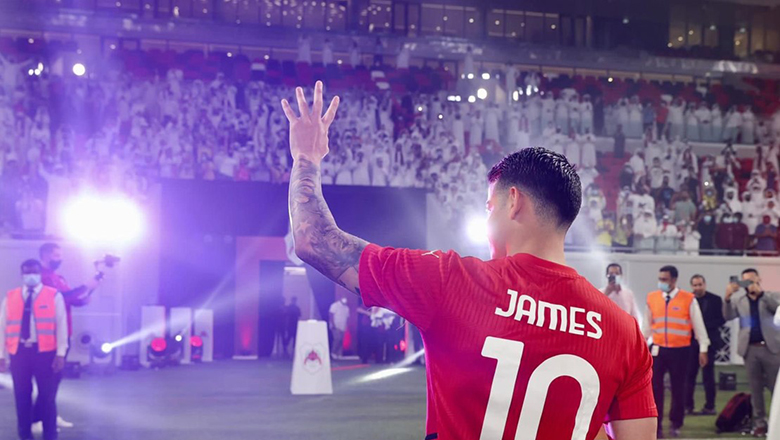 James Rodriguez ra mắt CLB Qatar bằng buổi lễ mang 'phong cách' Messi - Ảnh 1
