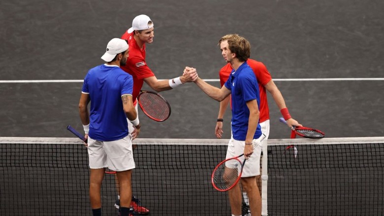 Kết quả tennis hôm nay 25/9: Laver Cup - Đội Châu u áp đảo - Ảnh 1