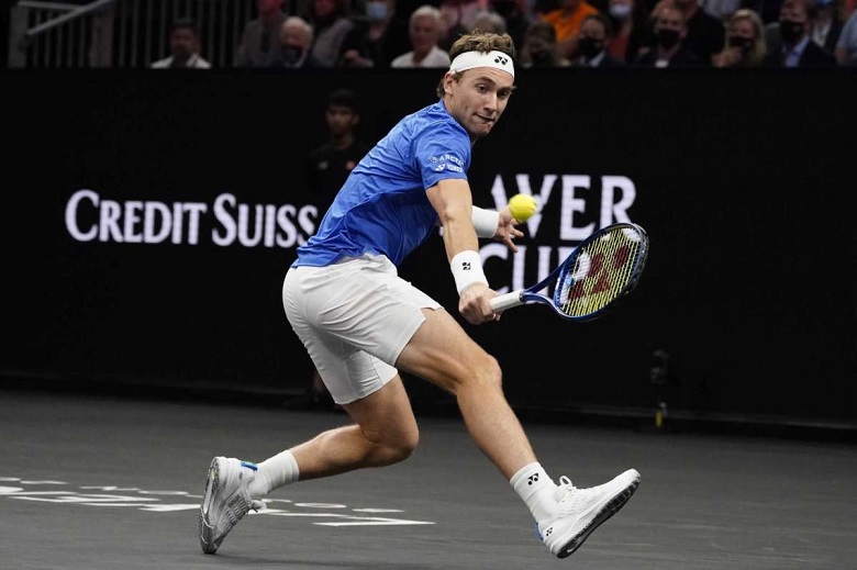 Ruud và Berrettini thắng trận, đội Châu Âu khởi đầu suôn sẻ tại Laver Cup 2021 - Ảnh 1