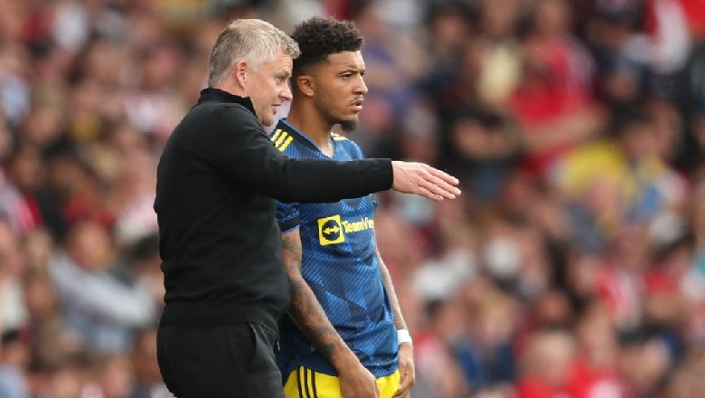 HLV Solskjaer bảo vệ Sancho sau lời công kích từ Southgate - Ảnh 1