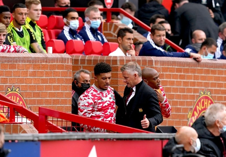HLV Solskjaer bảo vệ Sancho sau lời công kích từ Southgate - Ảnh 2