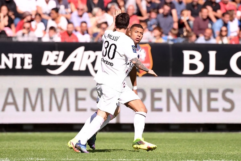 Messi, Neymar, Mbappe không sút trúng đích lần nào ở trận PSG thua Rennes - Ảnh 2
