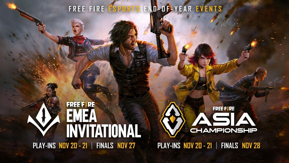Free Fire Asia Championships 2021 và EMEA Invitational 2021 ấn định ngày khởi tranh - Ảnh 1