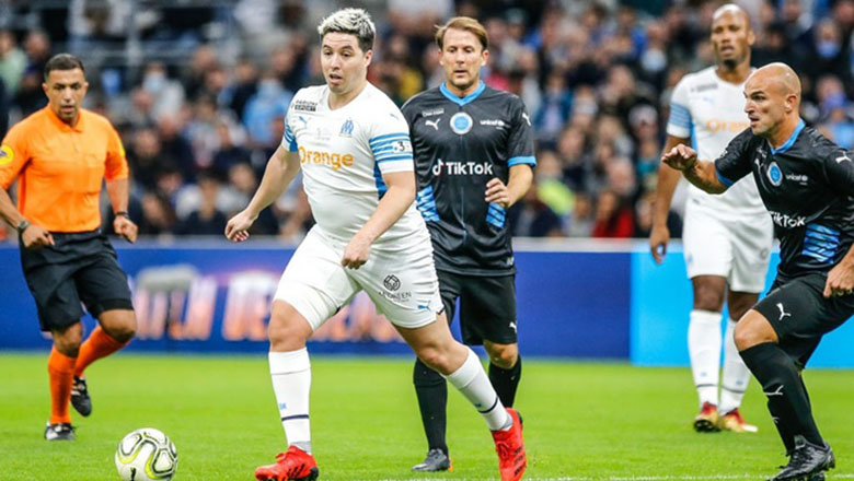 Samir Nasri tái xuất sân cỏ với thân hình phát phì - Ảnh 1