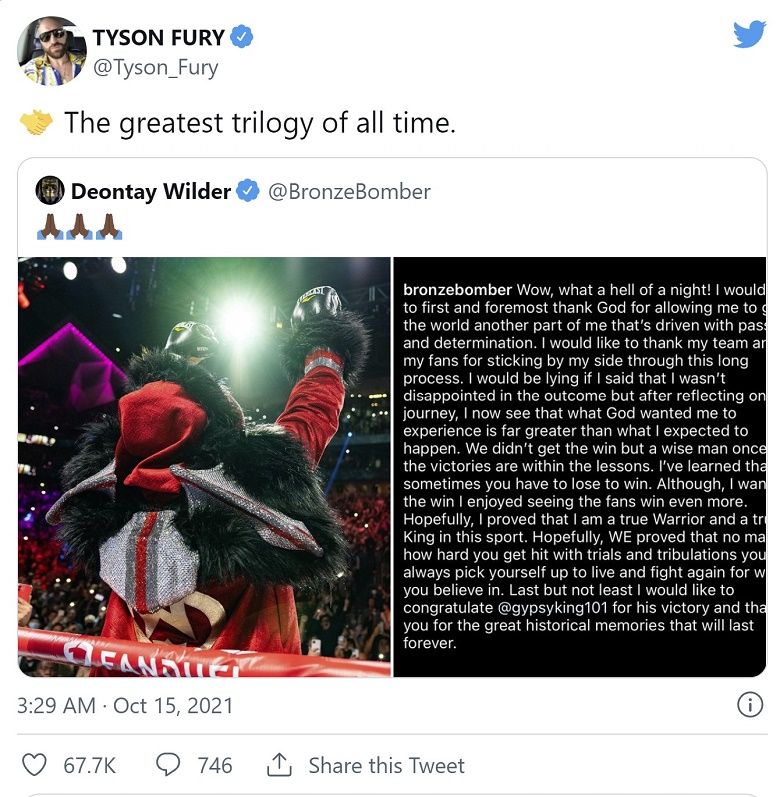 Deontay Wilder cuối cùng cũng
