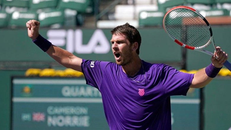 Lịch thi đấu tennis hôm nay 18/10: Chung kết Indian Wells Masters - Basilashvili vs Norrie - Ảnh 1