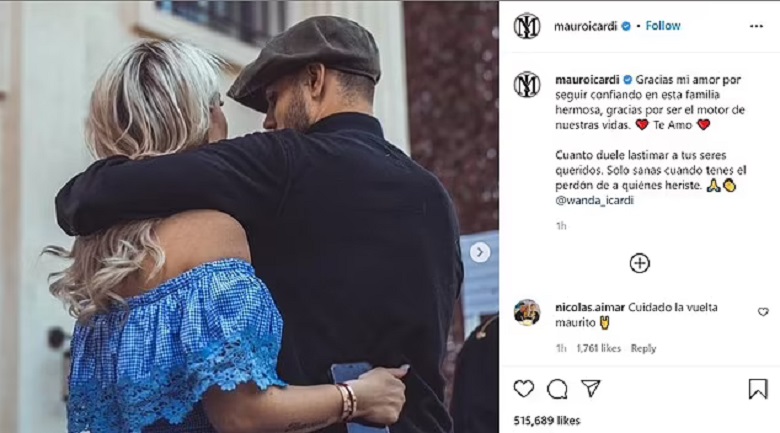 Vợ chồng Icardi và Wanda Nara tình cảm thắm thiết sau tin đồn ngoại tình - Ảnh 2