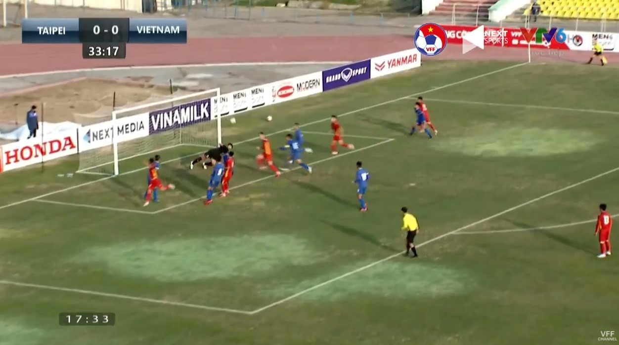 TRỰC TIẾP U23 Việt Nam 0-0 U23 Đài Loan: Văn Đạt đánh đầu chạm xà - Ảnh 10