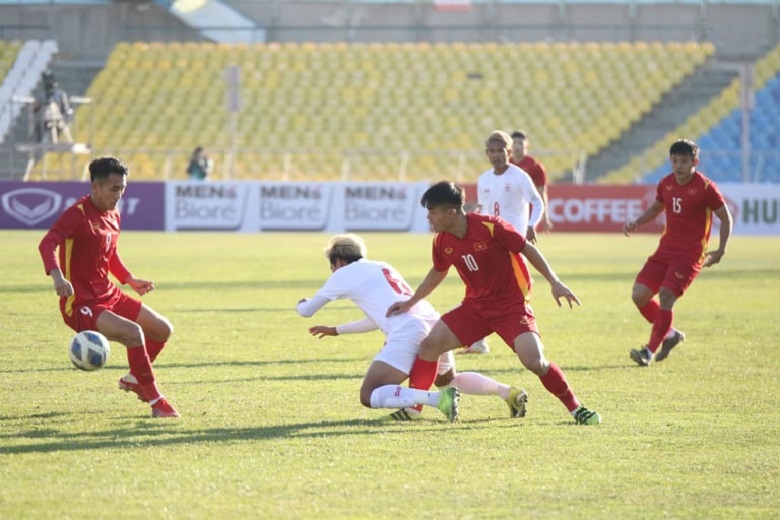 TRỰC TIẾP U23 Việt Nam 0-0 U23 Myanmar: Hiệp 1 thiếu điểm nhấn - Ảnh 8