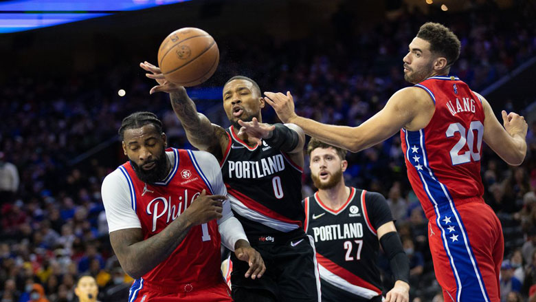 Vắng Embiid, Philadelphia 76ers thất thủ trước Blazers - Ảnh 1