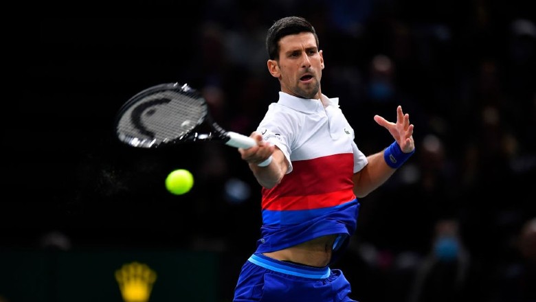 Djokovic thắng nhọc Fucsovics ở trận ra quân đơn nam Paris Masters 2021 - Ảnh 3