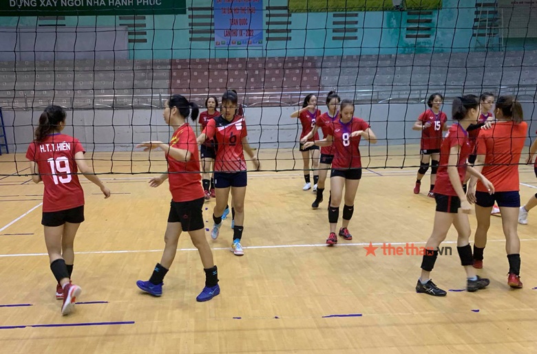 Bóng chuyền nữ Geleximco Thái Bình tích cực tập luyện cho vòng 2 giải VĐQG 2021 - Ảnh 3