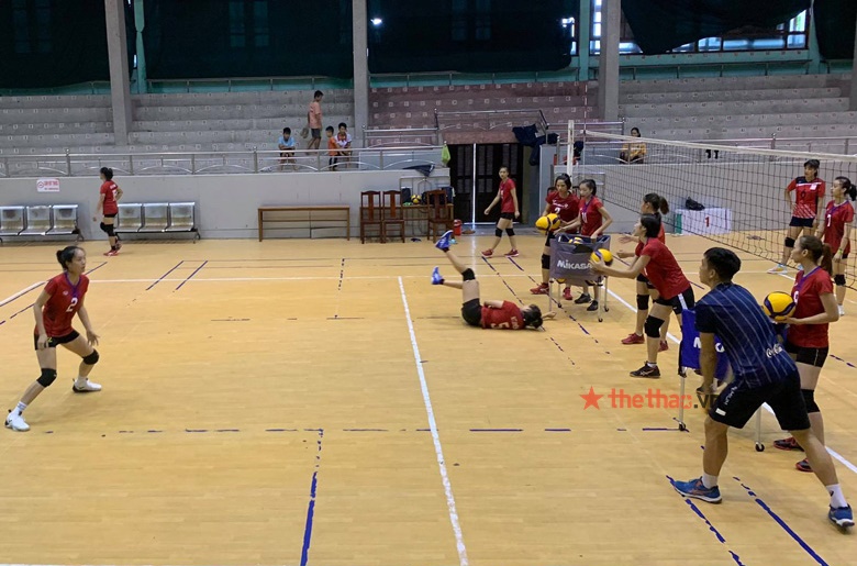 Bóng chuyền nữ Geleximco Thái Bình tích cực tập luyện cho vòng 2 giải VĐQG 2021 - Ảnh 11