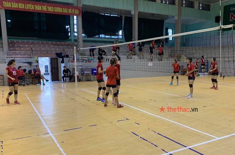 Bóng chuyền nữ Geleximco Thái Bình tích cực tập luyện cho vòng 2 giải VĐQG 2021 - Ảnh 19