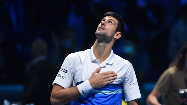 Djokovic khởi đầu suôn sẻ ở ATP Finals 2021 với chiến thắng trước Ruud - Ảnh 2