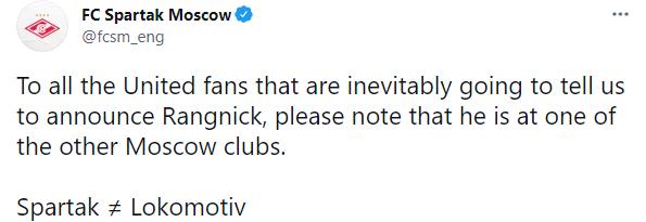 Spartak Moscow: Rangnick ở Lokomotiv, sao fan MU lại bắt chúng tôi nhả người? - Ảnh 1