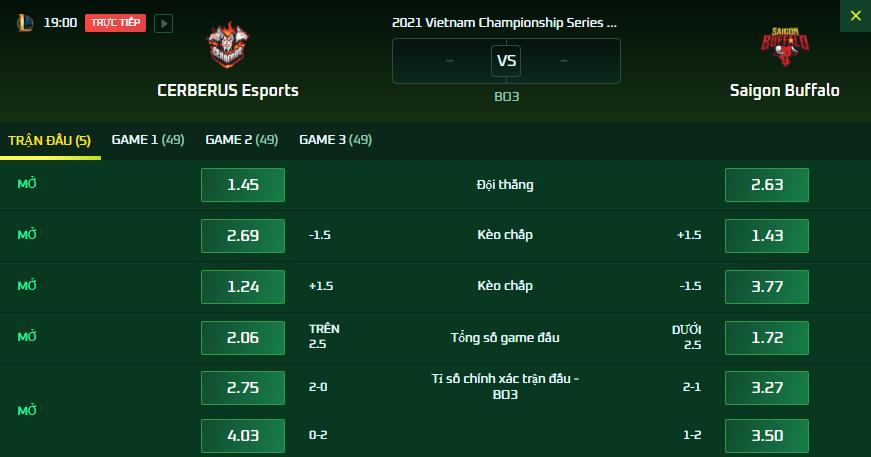 Dự đoán, soi kèo VCS mùa Đông 2021: CES vs SGB - Ảnh 2