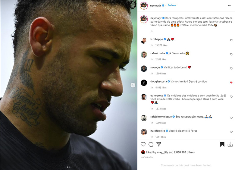Neymar trấn an NHM sau chấn thương: 'Tôi sẽ trở lại mạnh mẽ hơn' - Ảnh 3