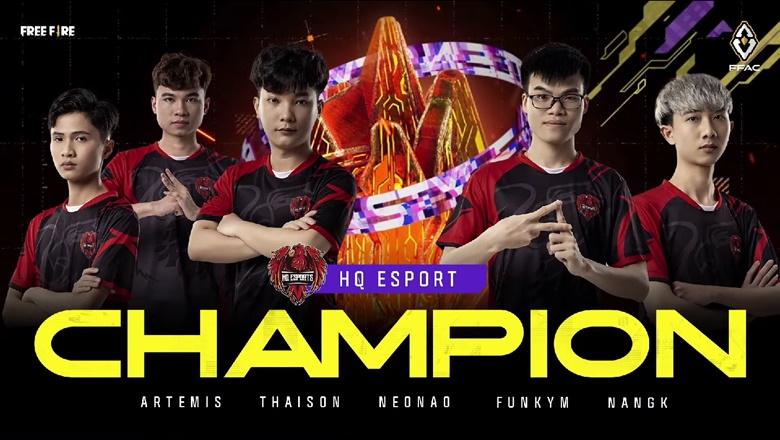 FFAC 2021: HQ Esports vô địch, đưa Free Fire Việt Nam lên đỉnh châu Á - Ảnh 1