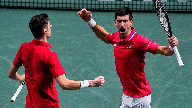 Kết quả tennis hôm nay 2/12: Djokovic cùng Serbia vào bán kết Davis Cup - Ảnh 1