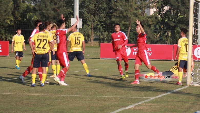 U21 Nutifood đánh bại U21 Viettel trong trận cầu 5 bàn thắng - Ảnh 8