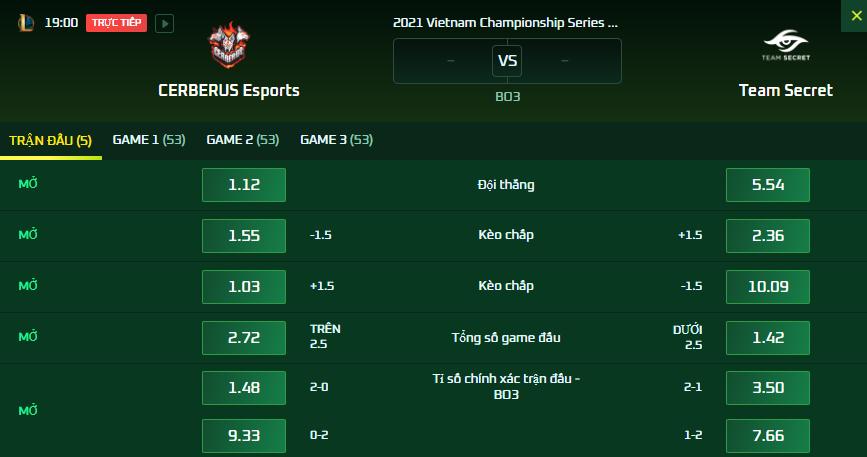 Dự đoán, soi kèo VCS mùa Đông 2021: CES vs TS - Ảnh 2