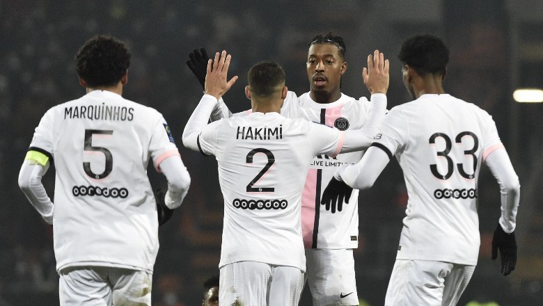 PSG hòa nhọc đội xếp áp chót Ligue 1 trong ngày Ramos nhận thẻ đỏ - Ảnh 1