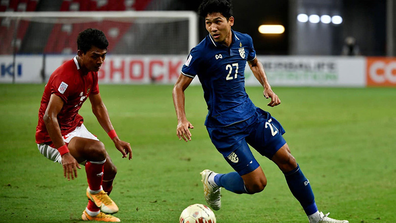 Cầu thủ ĐT Thái Lan đá chính ở chung kết AFF Cup 2021 từng thi đấu futsal - Ảnh 1
